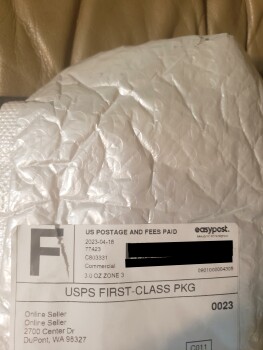 I am reporting a package recieved I did not orde photo #1