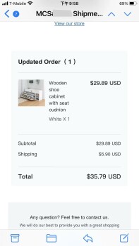 Consumer Safety Report DECEITFUL ONLINE MERCHANTS:IPL*bllsuud I saw a piece of furniture on the internet on March 16th.paid... photo #1