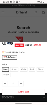 Rapport de sécurité du consommateur Electric bike scam A package was delivered instead of electric bikes. A company called DRHANF. IN TH... photo #2
