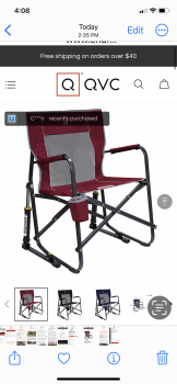 Verbrauchersicherheitsbericht Fraud I ordered a sports chair from an ad on Facebook -QVC SPONSOR. They sent me a placemat. I email... Foto #1