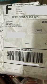 I am received an envelope weird with kinda soft gel pink / light orange colors photo #2