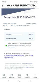 APRE SUNDAY LTD SCAM photo #1