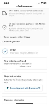 Finddoany clothing store scam photo #1