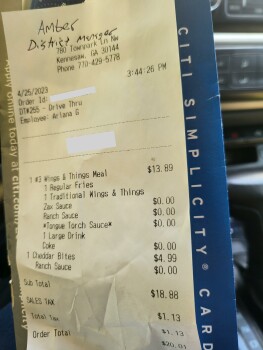 Zaxby's Chicken Fingers & Buffalo Wings, 780 Townpark Lane, Kennesaw, GA, USA foto #1