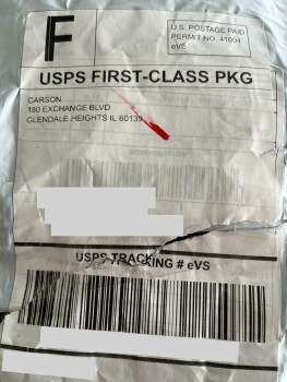 I also received a red scarf did not order what to do to send back? photo #1