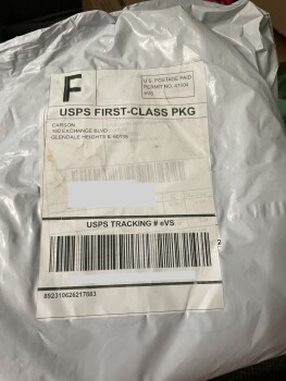 Consumer Safety Report Unordered package from Carson I received a white plastic package through USPS. Inside was a green fa... photo #2