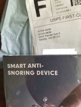 Consumer Safety Report I recieved a "Smart Anti-Snoring Device" I have ordered several things online which I have not recei... photo #2