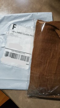 Brown piece of material I did not order photo #1