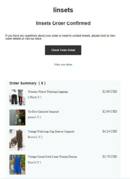 Consumer Safety Report RH*Linsets.com Online Scam I placed an order with RH *linsets.com on 3/4/23   $ taken from my bank a... photo #1