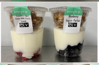 Food Recall Simply To Go Strawberry Yogurt & Blueberry Yogurt Parfaits  - recalled due to undeclared soy Sodexo... photo #2