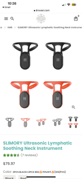 Consumer Safety Report Order for a set of SLIMORY Ultrasonic Lymphatic Soothing Neck and received two keto  pill and gummie... photo #1