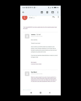 消费者安全报告 Loftar.com Scam Ordered a unit. I got socks that came with a card that said here's a gift for orderi... 照片 #2