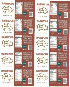 Retiro de alimentos Mitten Gourmet RTE pork rind products - recalled due to production without the benefit of inspection... foto #1