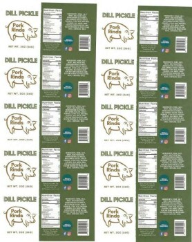 Retiro de alimentos Mitten Gourmet RTE pork rind products - recalled due to production without the benefit of inspection... foto #3