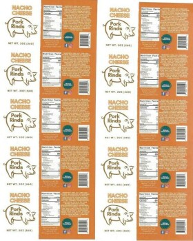 Retiro de alimentos Mitten Gourmet RTE pork rind products - recalled due to production without the benefit of inspection... foto #6