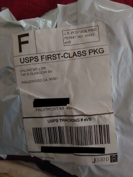 تقرير سلامة المستهلك A package I received but did not order I just received a package with a folded up cloth bag inside.... صورة فوتوغرافية #2