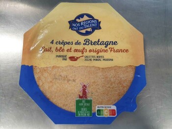 食品召回 Nos Regions Ont Du Talent 4 crepes de Bretagne - recalled due to Listeria RappelConso announced the... 照片 #1