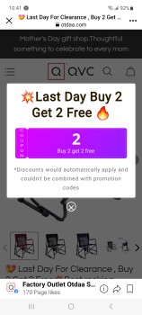 Consumer Safety Report Received confirmation number at time of online purchase. Still haven't received merchandise I tried... photo #2