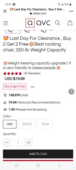 Consumer Safety Report Received confirmation number at time of online purchase. Still haven't received merchandise I tried... photo #4