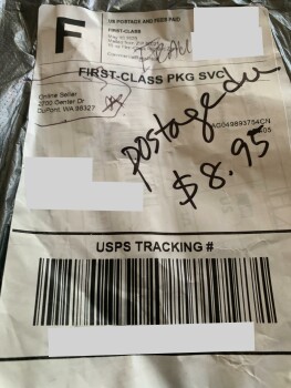 Postage Due Scam photo #1