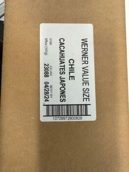 Reclame de Alimentos Werner recalled Chile Cacahuates Japones - due to undeclared peanut Werner Gourmet Meat Snacks in Ti... foto #3