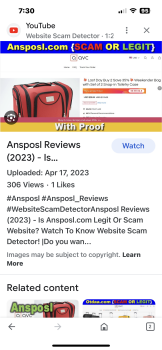 Ansposl .com Website name: QVC Scam photo #1
