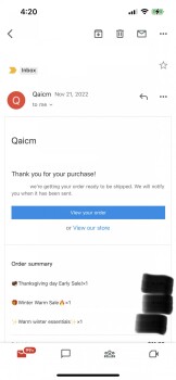 Consumer Safety Report Qaicm Scam: I’m reporting a scam I ordered 3 items from this “company” Qaicm back in Nov 2022 & neve... photo #2