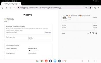 Scam Alert: Wagoyul comphany Foto #1