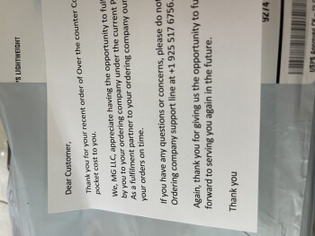 Package not ordered foto #1