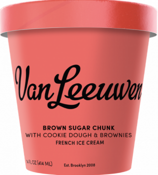 Food Recall Van Leeuwen Brown Sugar Chunck with Cookie Dough & Brownies French Ice Cream - recalled due to aller... photo #1