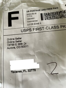 I received a ring I have never seen or ordered from this address photo #2