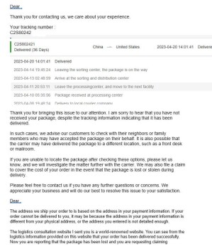 Consumer Safety Report Another Kelkong website scam Ordered in late November. Email response indicates order received, logi... photo #2