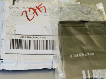 I recieved a package of socks that  did not order photo #1