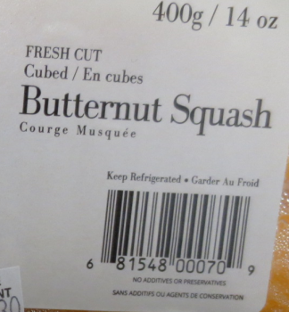 Food Recall Nature’s Pick Fresh cut cubed butternut squash - recalled due to Listeria monocytogenes Nature’s Pic... photo #3
