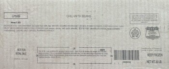 Food Recall J.T.M. Provisions Company Chili with beans - recalled due to extraneous materials The FSIS announced... Foto #1