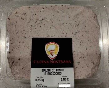 Food Recall Cucina Nostrana Tuna Sauce with Radicchio - recalled due to Listeria The Italy Health Ministry annou... Foto #1