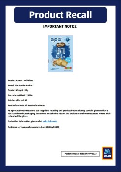 Food Recall Warp Snacks Lentil Bites and Chips products - recalled due to undeclared gluten Warp Snacks is recal... photo #5