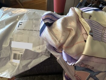 I received a horse scarf I never ordered foto #1