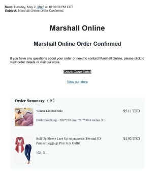 消费者安全报告 SCAM ALERT! Marshall Online:  sputform@etlatbt.com PPP*coinshare shop Hong Kong False advertising, t... 照片 #3