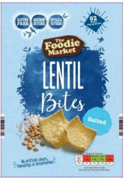 Food Recall Warp Snacks Lentil Bites and Chips products - recalled due to undeclared gluten Warp Snacks is recal... photo #1