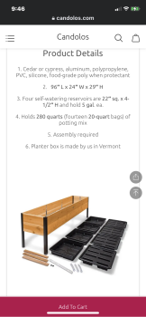 Consumer Safety Report Scam of bogo raised self watering gardening beds Got some kind of mesh thing that can clip on the si... photo #2