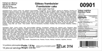 Food Recall Sélection du Pâtissier & WOW! Factor Desserts products- recalled due to Norovirus Sélection du Pâtis... photo #1