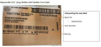 Food Recall Johnsonville BEDDAR with CHEDDAR Smoked Sausage links - recalled due to extraneous materials The FSI... photo #3