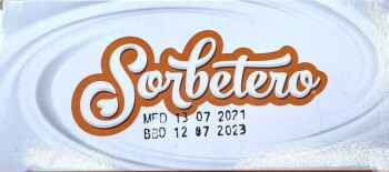 نذكر الطعام Sorbetero Mango Frozen Dessert Bars - recalled due to undeclared milk Sorbetero Mango Frozen Dessert... صورة فوتوغرافية #3