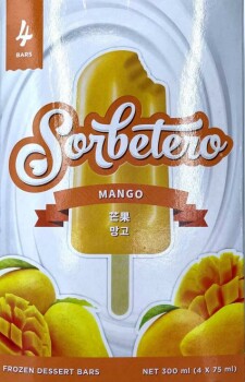 نذكر الطعام Sorbetero Mango Frozen Dessert Bars - recalled due to undeclared milk Sorbetero Mango Frozen Dessert... صورة فوتوغرافية #1