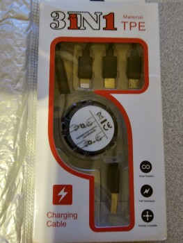 Consumer Safety Report Is this a scam? Most Definately!!!! Received a 3in1 charging cable that i never ordered ...  Origina... photo #2