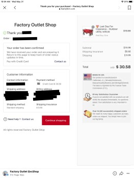 تقرير سلامة المستهلك Scam from Matthew Whitson I ordered an outdoor utility Wagon. I received  USB cord. I ordered off Fa... صورة فوتوغرافية #1