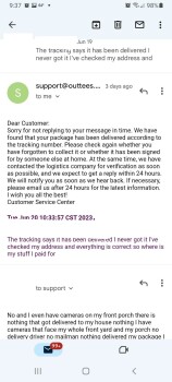 消费者安全报告 Scam Alert - Outtees I order clothing and it was like 10 items and it took over 21 days to get deliv... 照片 #4