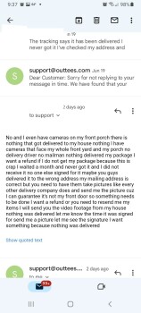 消费者安全报告 Scam Alert - Outtees I order clothing and it was like 10 items and it took over 21 days to get deliv... 照片 #5