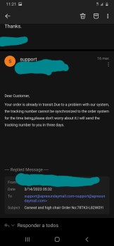 Consumer Safety Report APRE SUNDAY LTD it's a scam I'm order a carseat and high chair 4 months ago, and I don't have anythi... photo #1